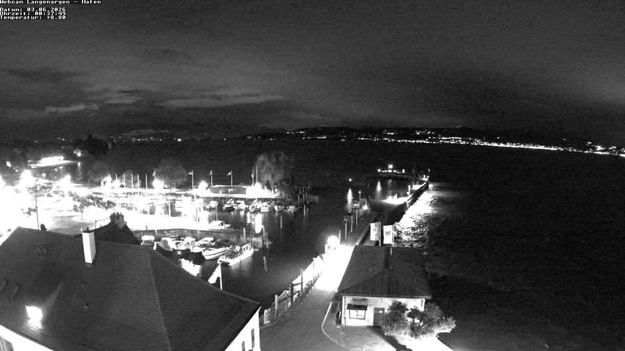 Archiv Foto Webcam Bodensee: Gemeindehafen Langenargen