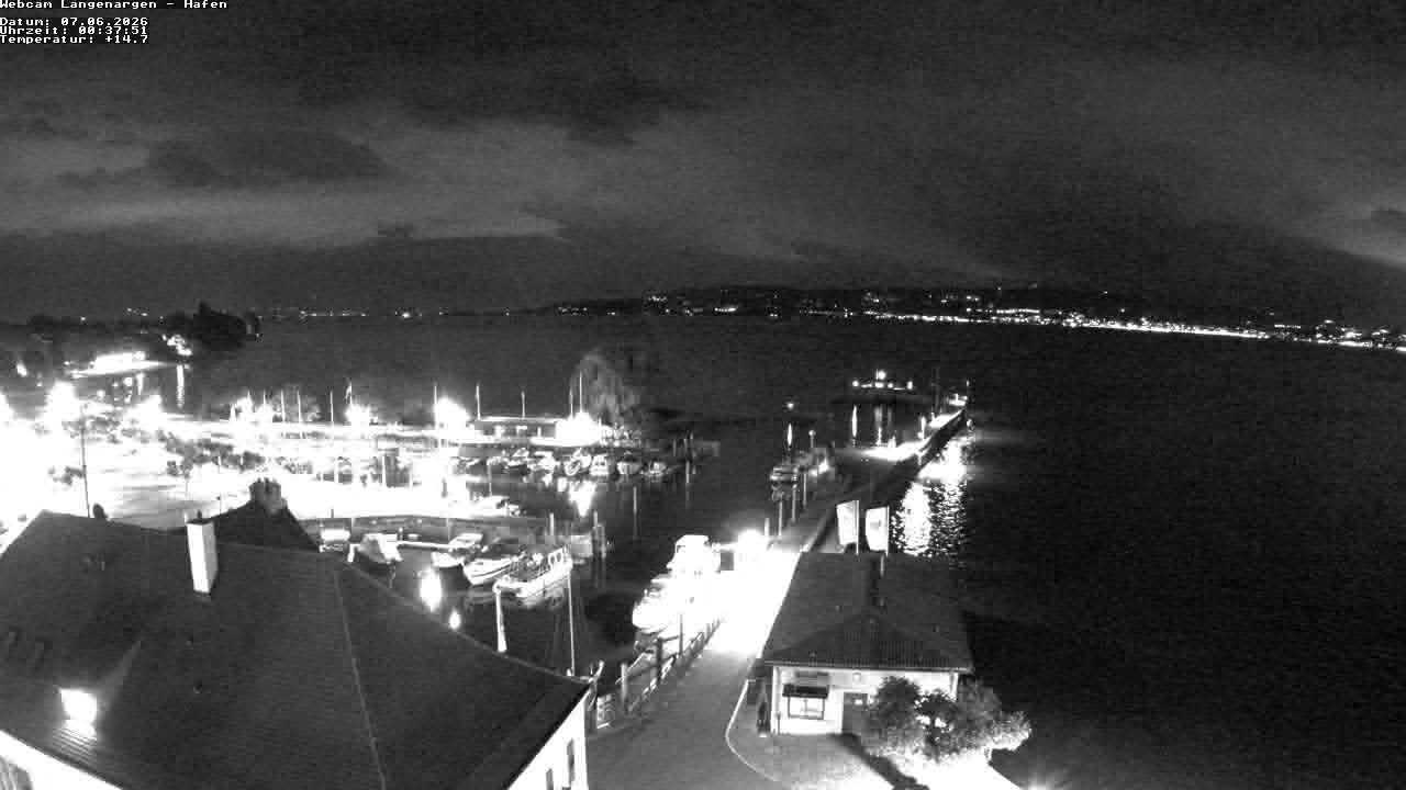 Archiv Foto Webcam Bodensee: Gemeindehafen Langenargen