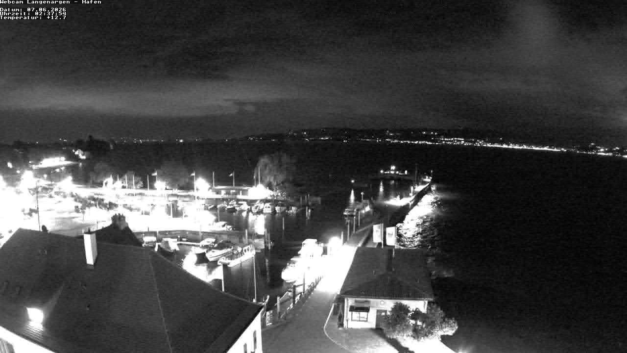 Archiv Foto Webcam Bodensee: Gemeindehafen Langenargen