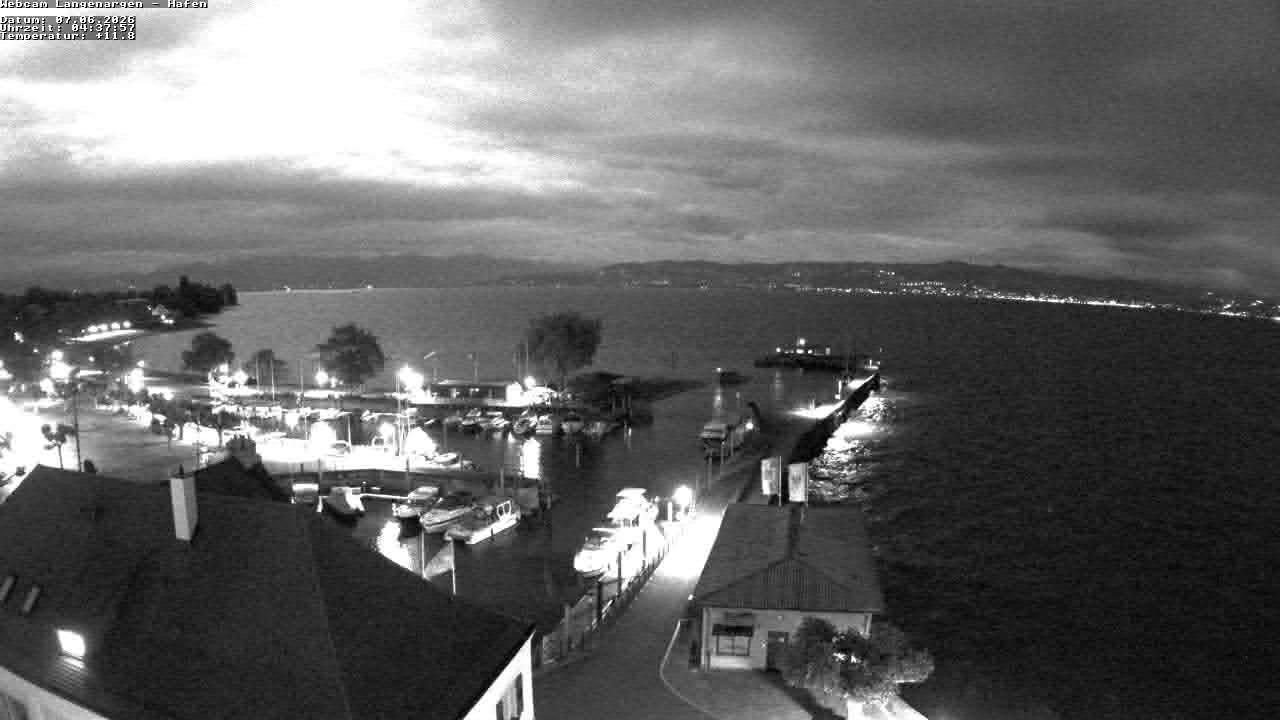 Archiv Foto Webcam Bodensee: Gemeindehafen Langenargen