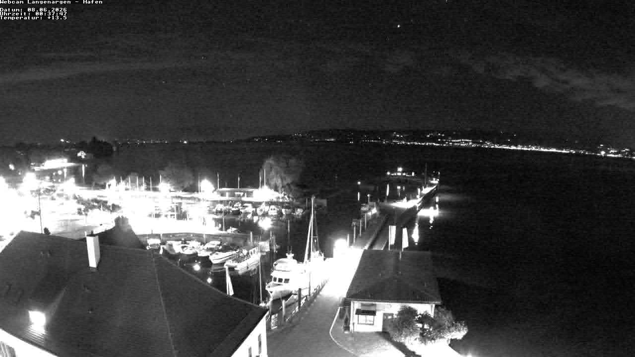 Archiv Foto Webcam Bodensee: Gemeindehafen Langenargen