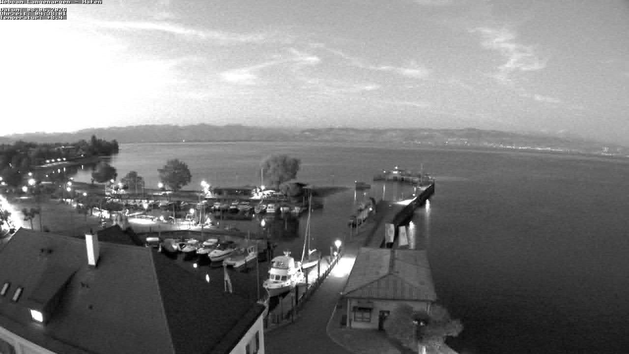 Archiv Foto Webcam Bodensee: Gemeindehafen Langenargen