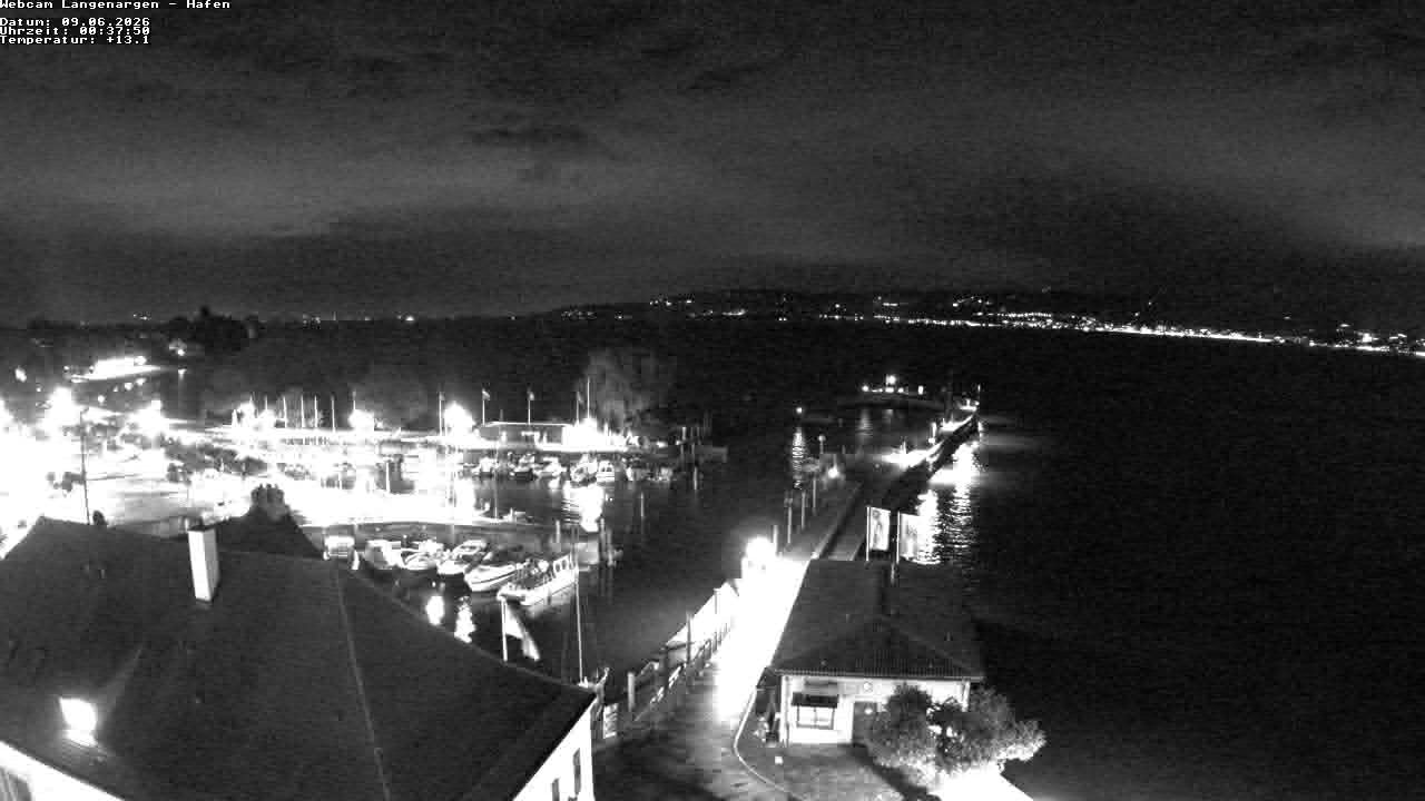 Archiv Foto Webcam Bodensee: Gemeindehafen Langenargen