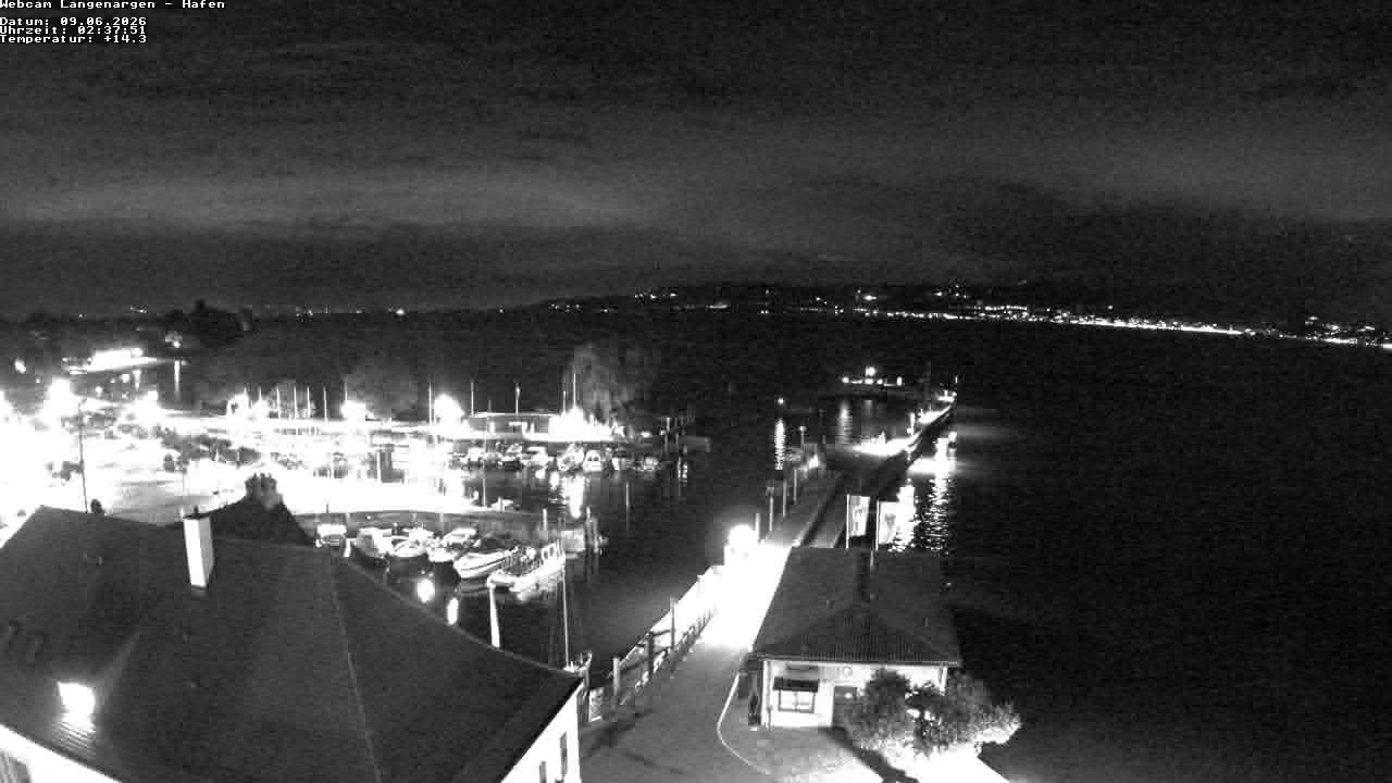 Archiv Foto Webcam Bodensee: Gemeindehafen Langenargen