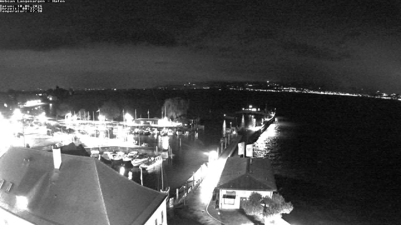 Archiv Foto Webcam Bodensee: Gemeindehafen Langenargen