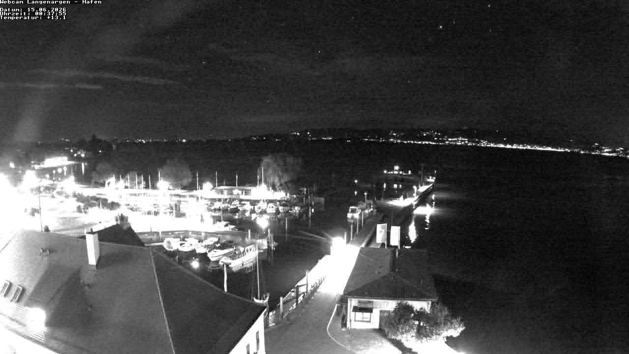 Archiv Foto Webcam Bodensee: Gemeindehafen Langenargen