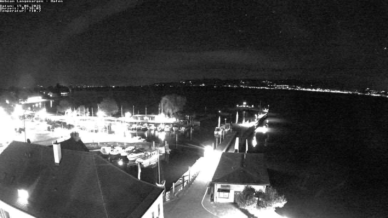 Archiv Foto Webcam Bodensee: Gemeindehafen Langenargen