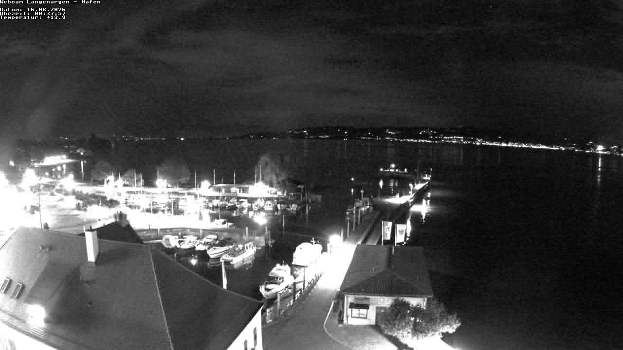 Archiv Foto Webcam Bodensee: Gemeindehafen Langenargen