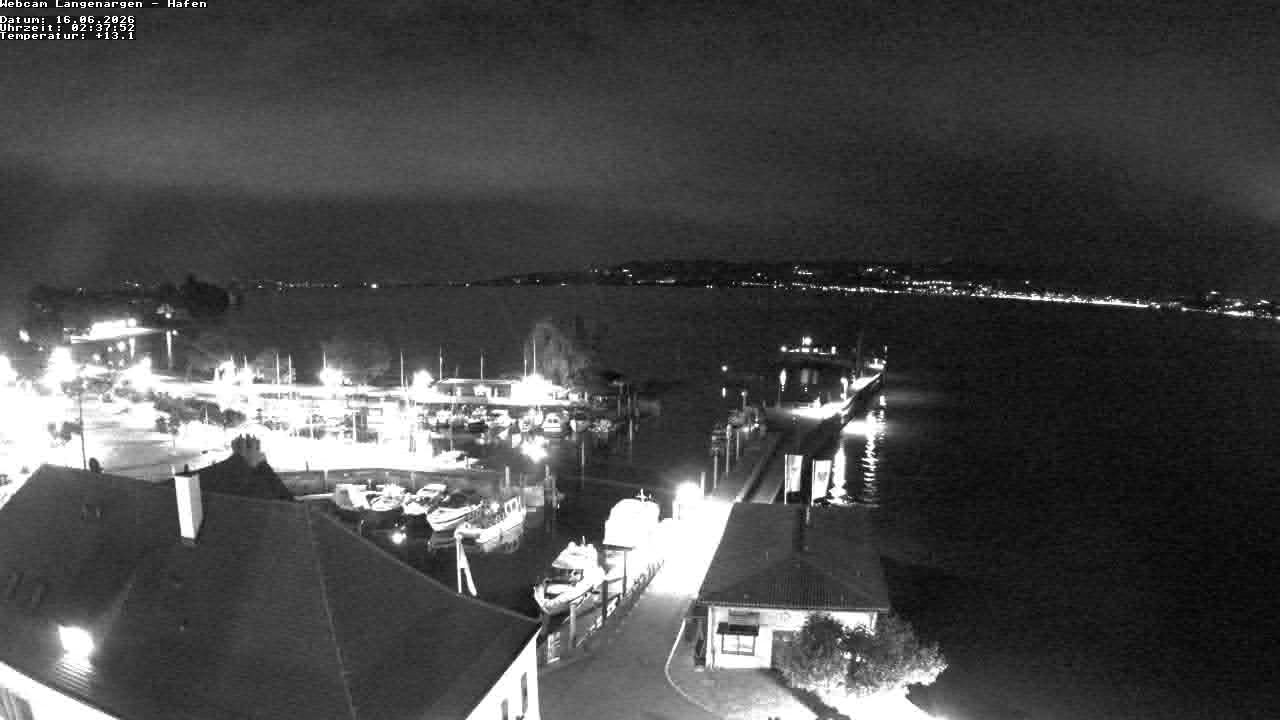 Archiv Foto Webcam Bodensee: Gemeindehafen Langenargen