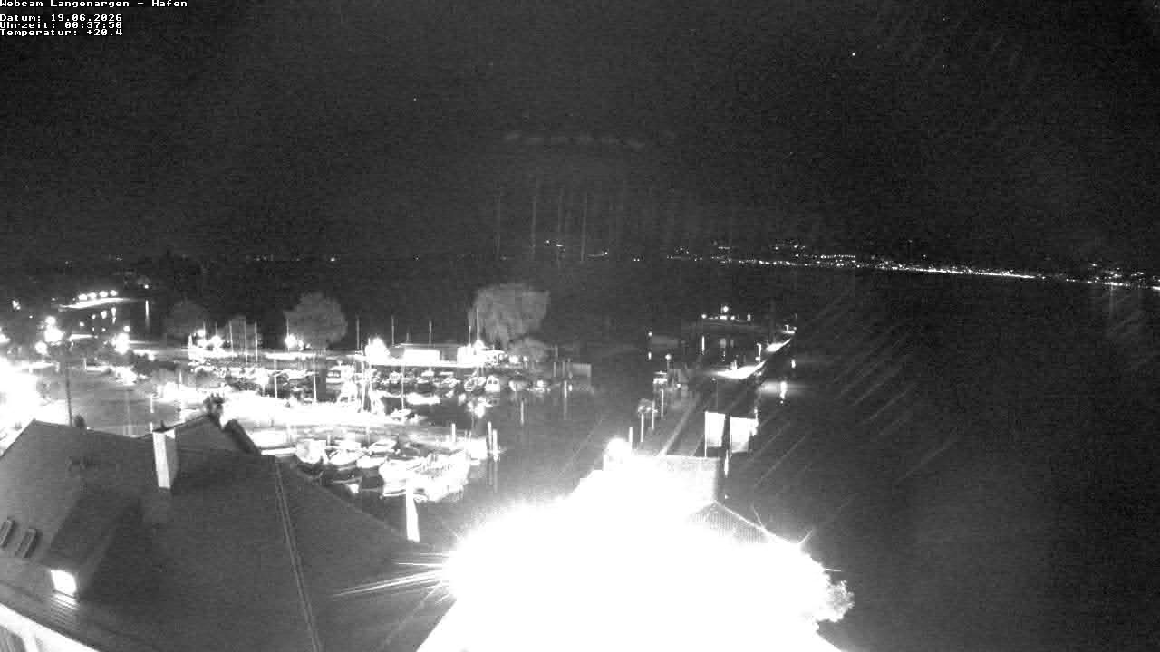 Archiv Foto Webcam Bodensee: Gemeindehafen Langenargen