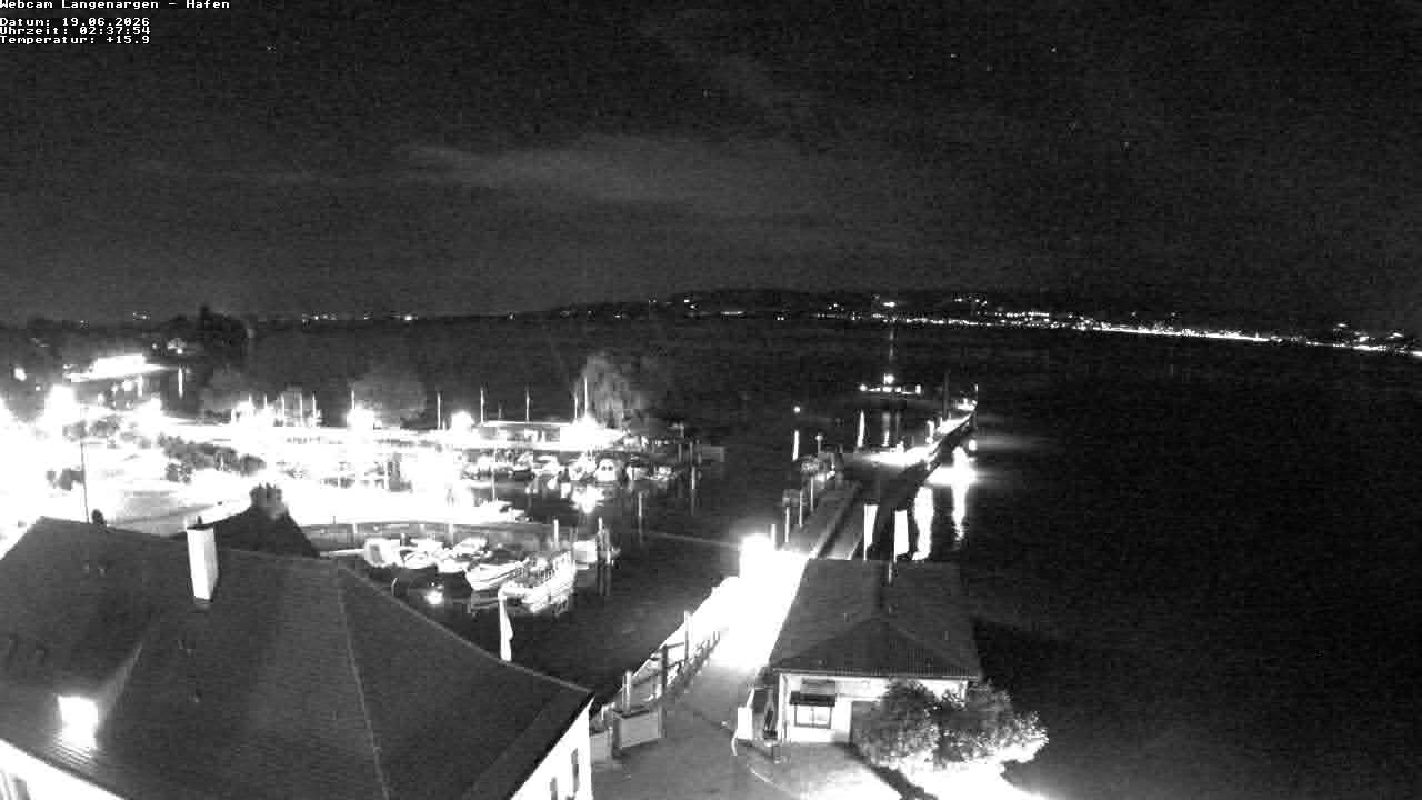 Archiv Foto Webcam Bodensee: Gemeindehafen Langenargen
