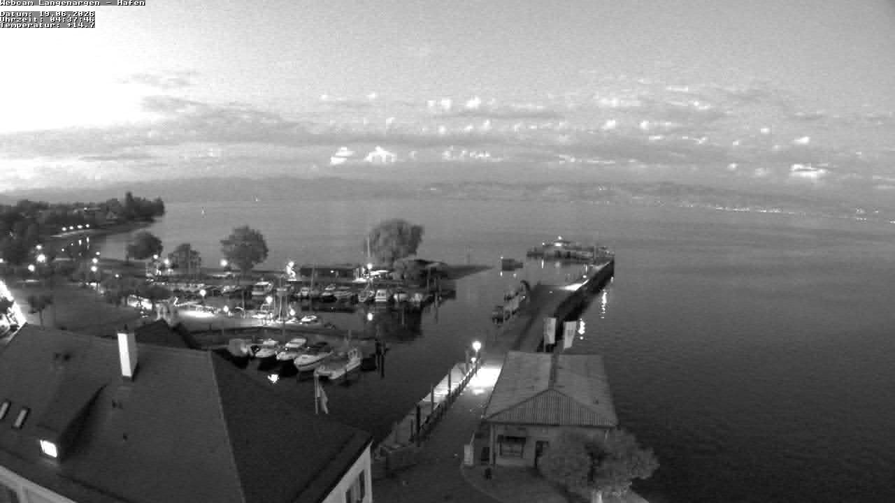 Archiv Foto Webcam Bodensee: Gemeindehafen Langenargen
