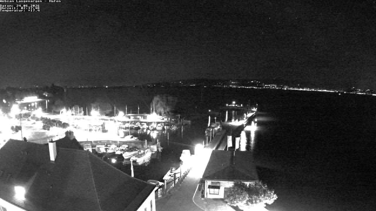 Archiv Foto Webcam Bodensee: Gemeindehafen Langenargen