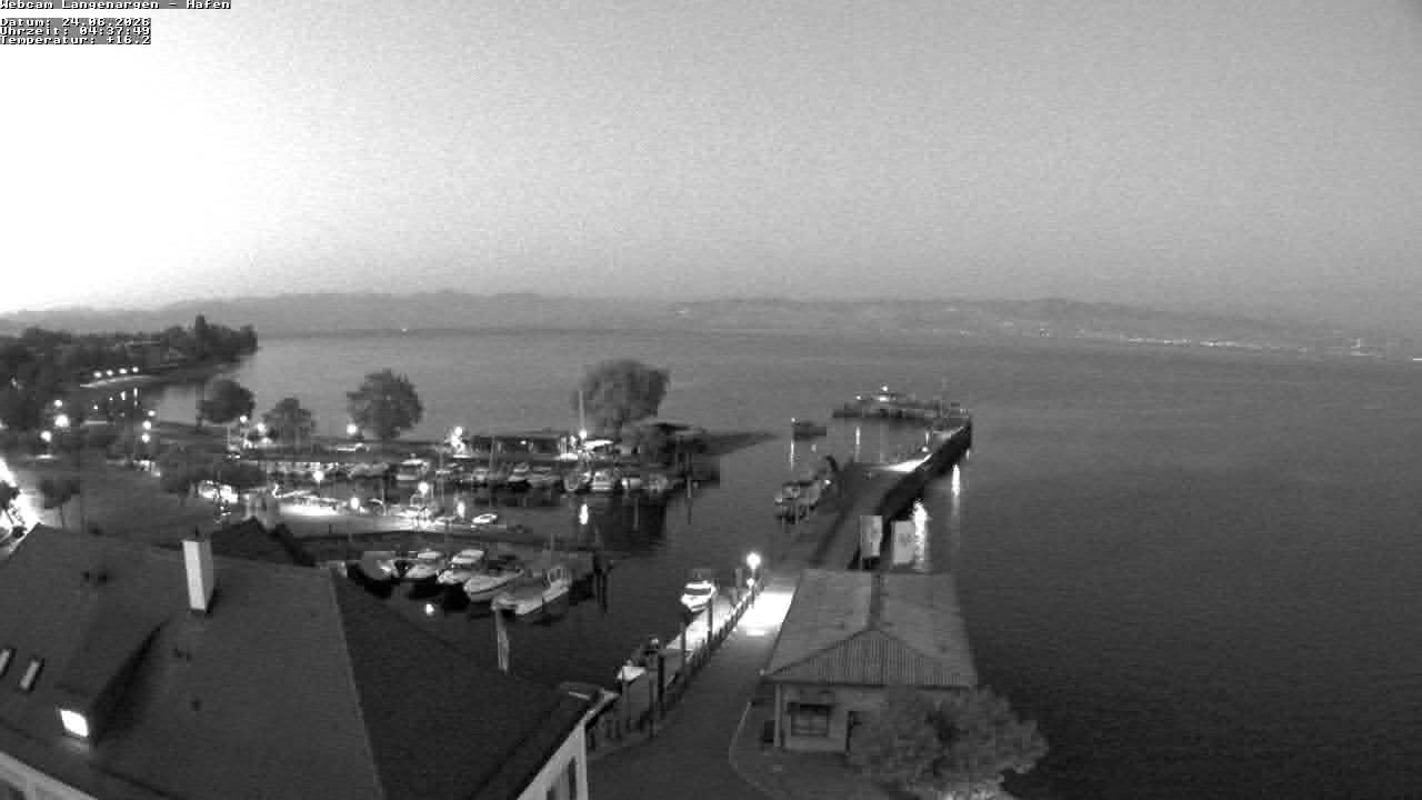 Archiv Foto Webcam Bodensee: Gemeindehafen Langenargen