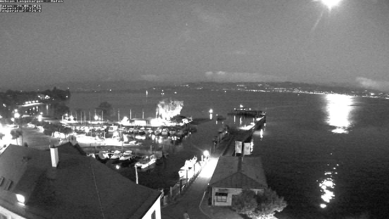 Archiv Foto Webcam Bodensee: Gemeindehafen Langenargen