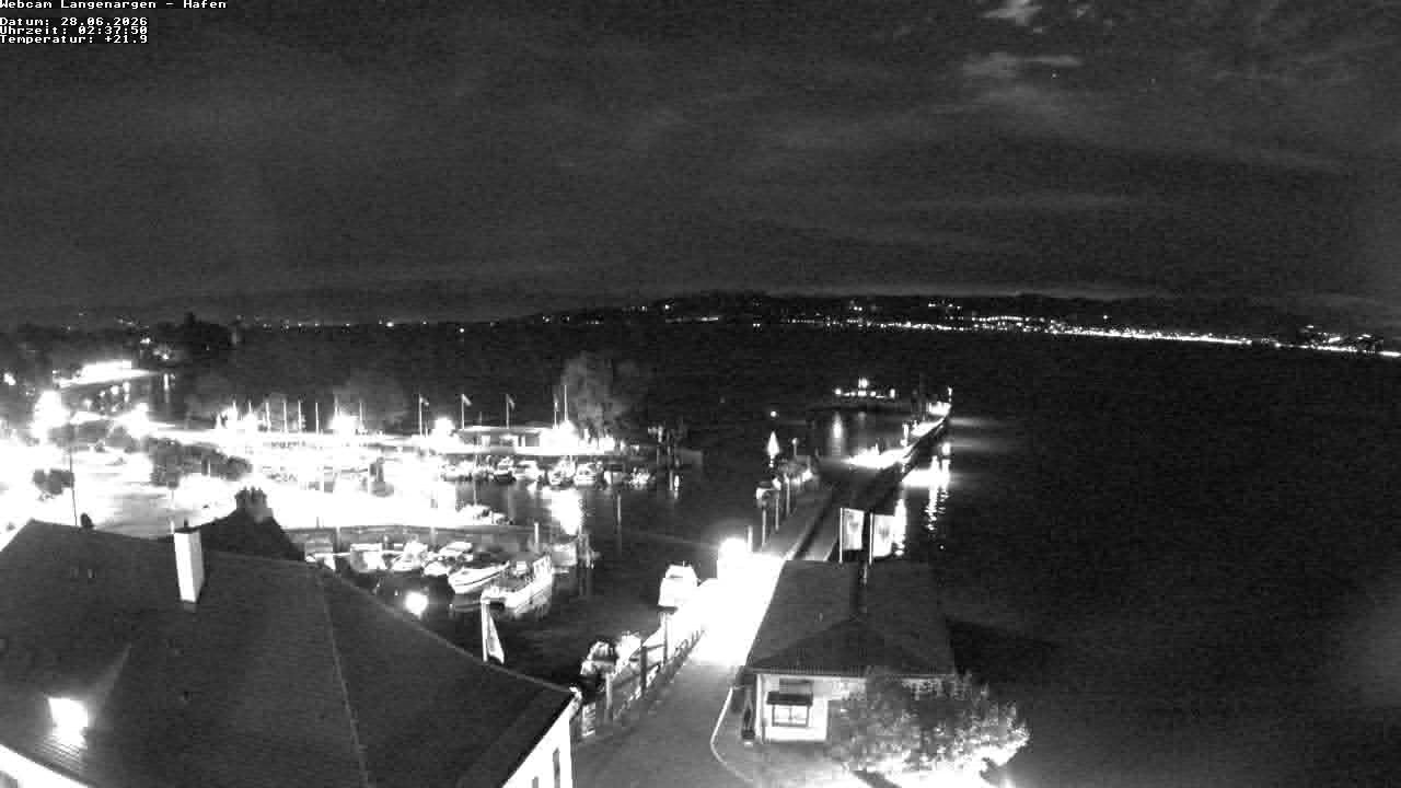 Archiv Foto Webcam Bodensee: Gemeindehafen Langenargen