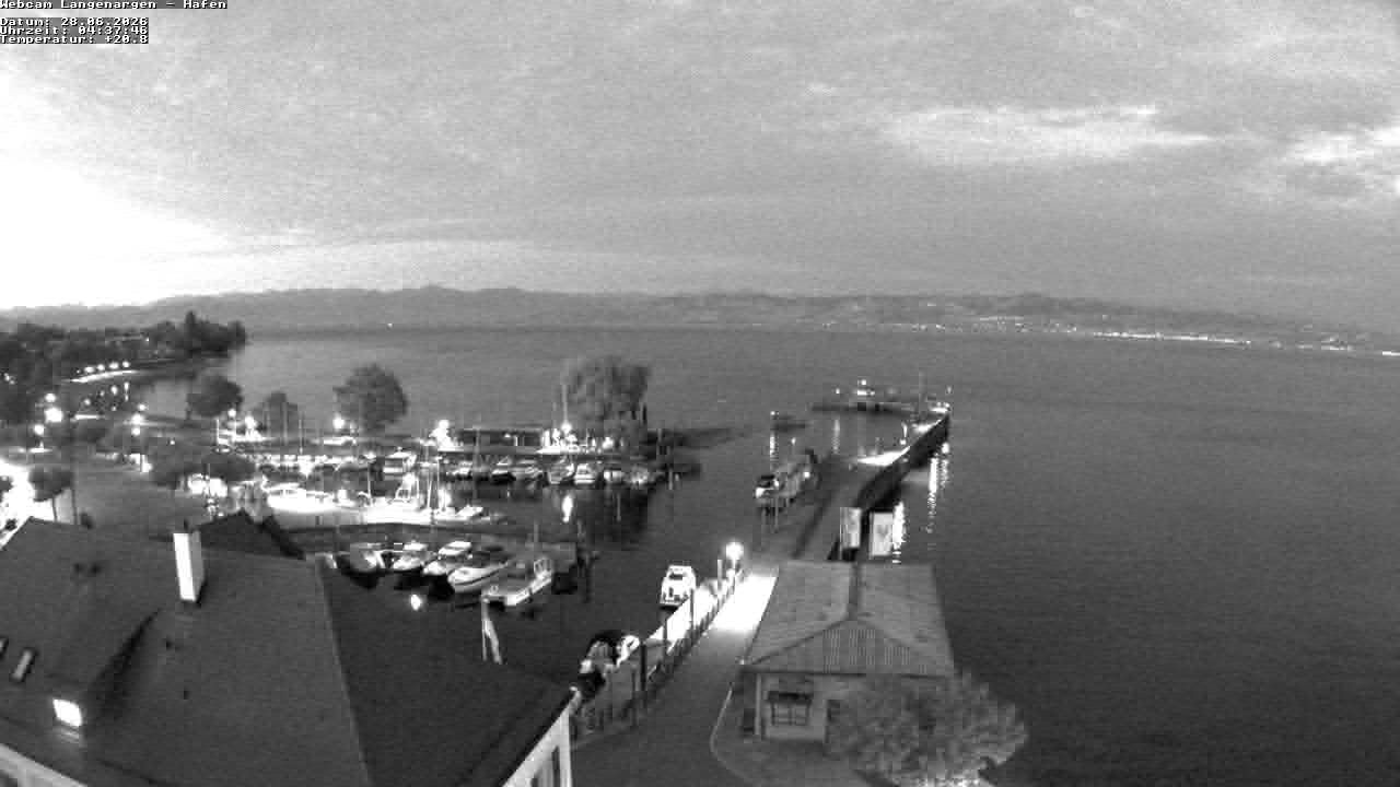 Archiv Foto Webcam Bodensee: Gemeindehafen Langenargen