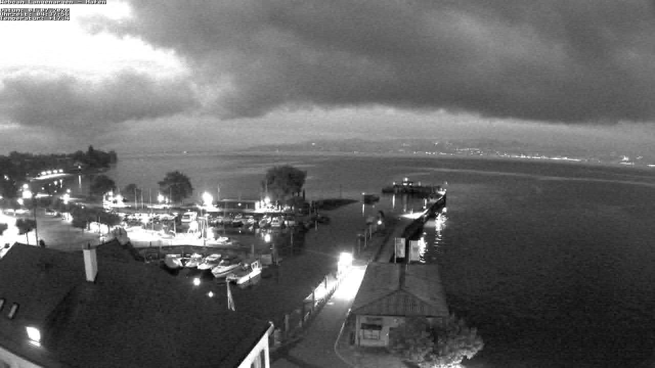 Archiv Foto Webcam Bodensee: Gemeindehafen Langenargen