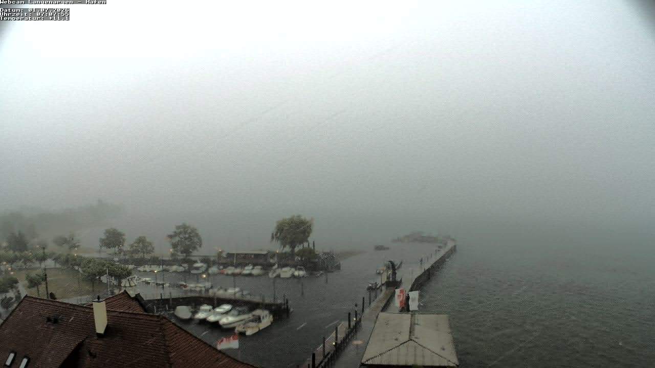 Archiv Foto Webcam Bodensee: Gemeindehafen Langenargen