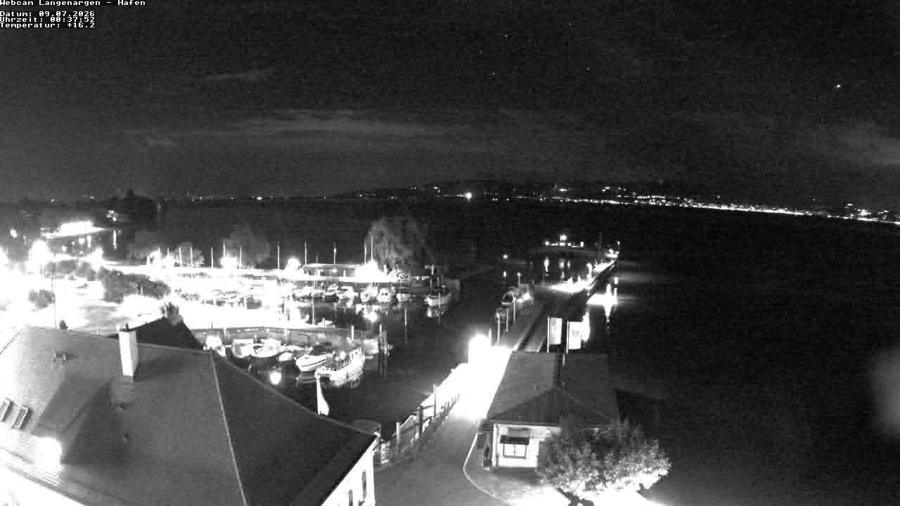 Archiv Foto Webcam Bodensee: Gemeindehafen Langenargen
