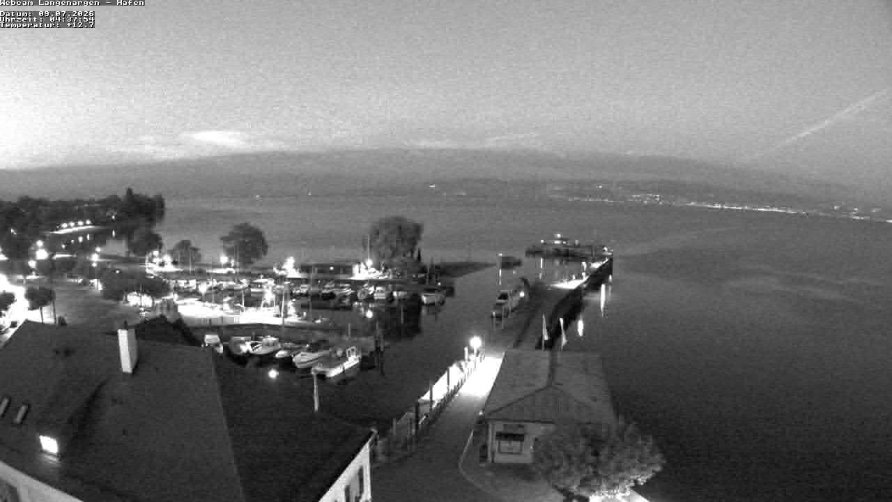 Archiv Foto Webcam Bodensee: Gemeindehafen Langenargen