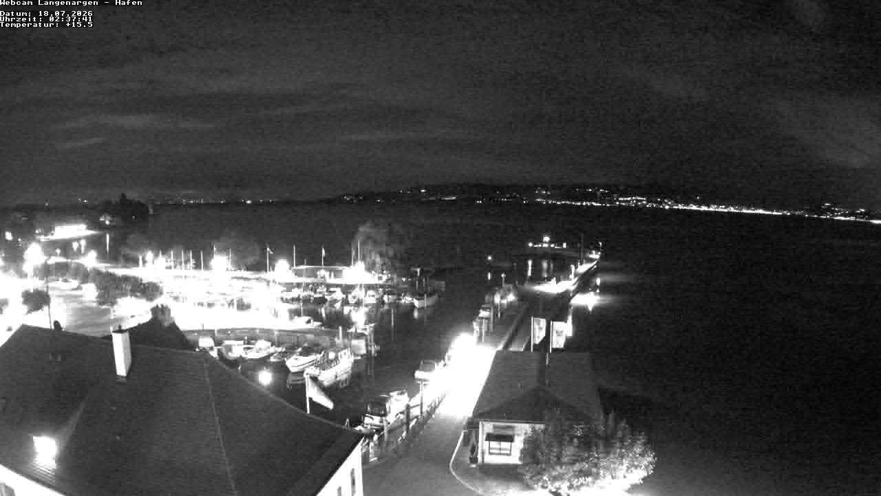 Archiv Foto Webcam Bodensee: Gemeindehafen Langenargen