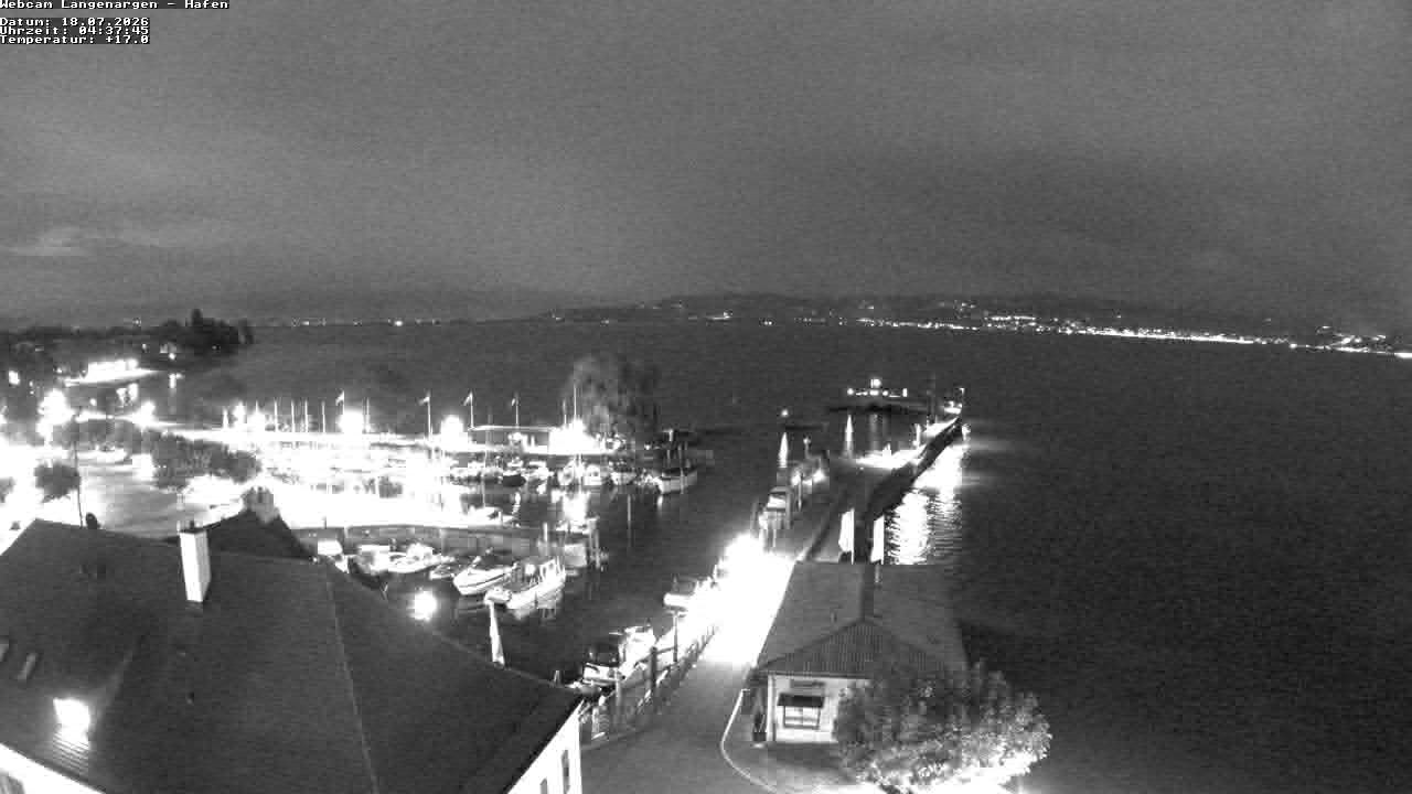 Archiv Foto Webcam Bodensee: Gemeindehafen Langenargen