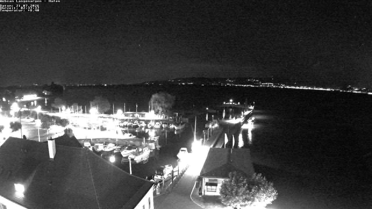Archiv Foto Webcam Bodensee: Gemeindehafen Langenargen