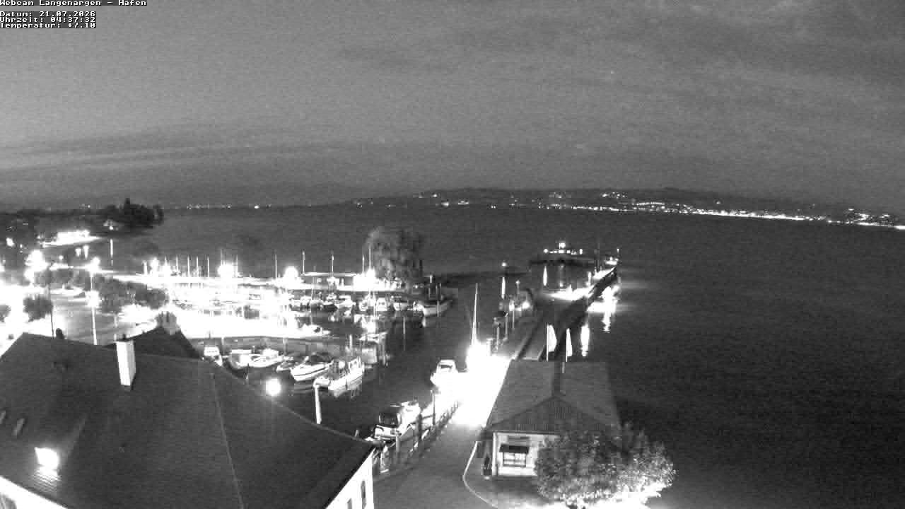 Archiv Foto Webcam Bodensee: Gemeindehafen Langenargen