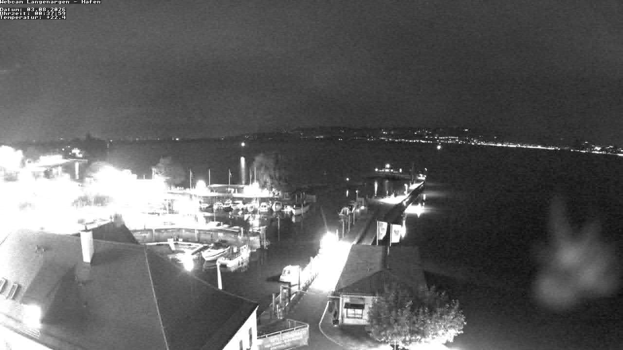 Archiv Foto Webcam Bodensee: Gemeindehafen Langenargen