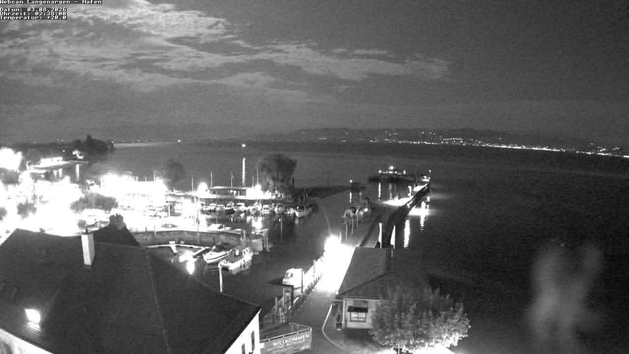 Archiv Foto Webcam Bodensee: Gemeindehafen Langenargen