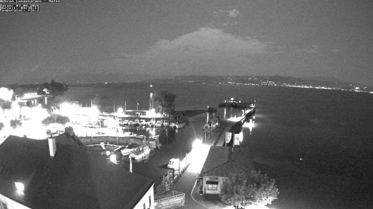 Archiv Foto Webcam Bodensee: Gemeindehafen Langenargen