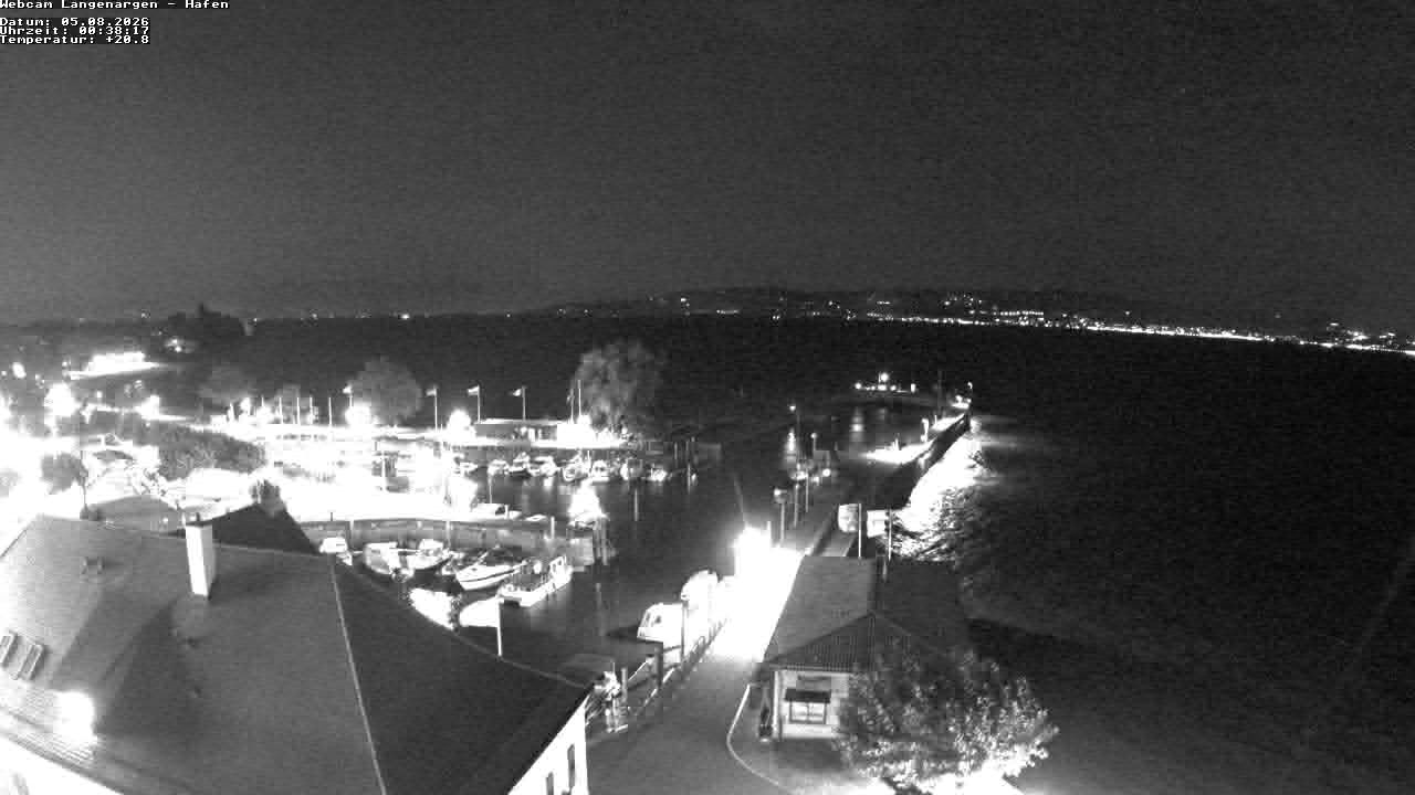 Archiv Foto Webcam Bodensee: Gemeindehafen Langenargen