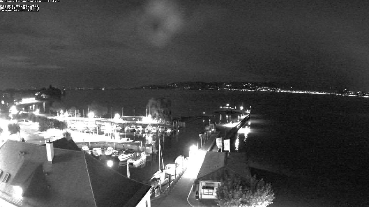 Archiv Foto Webcam Bodensee: Gemeindehafen Langenargen