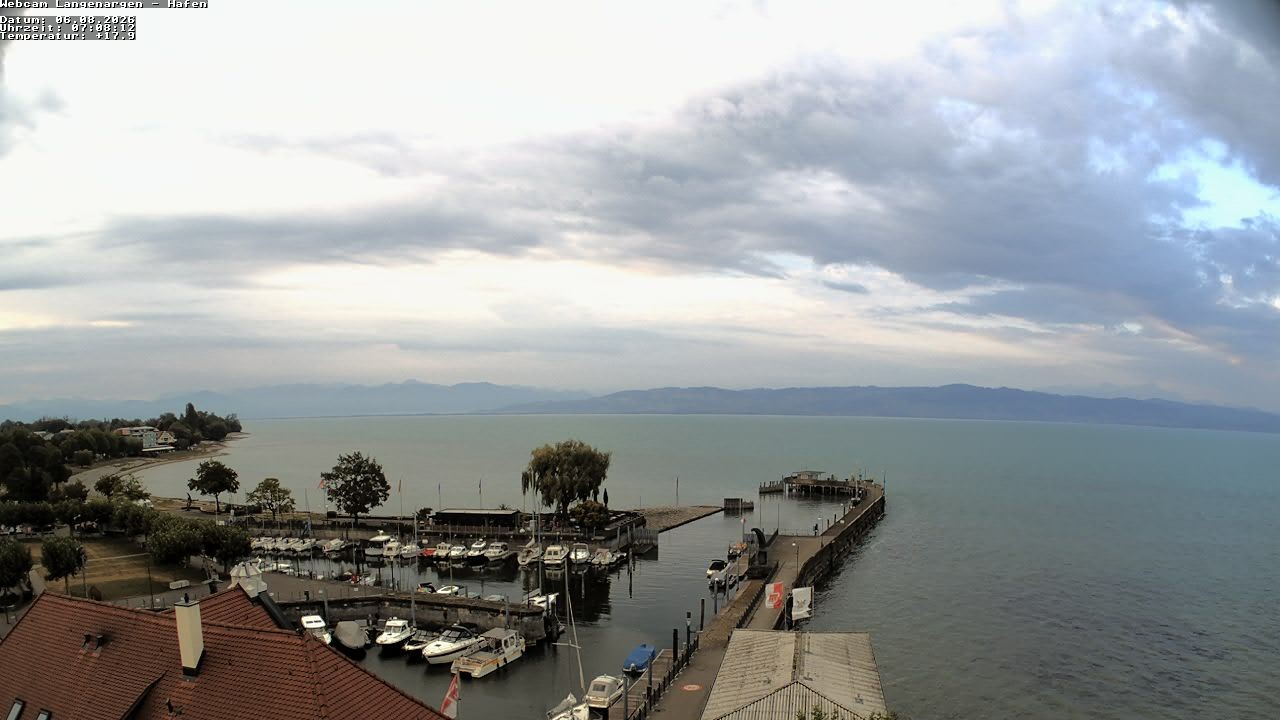 Archiv Foto Webcam Bodensee: Gemeindehafen Langenargen