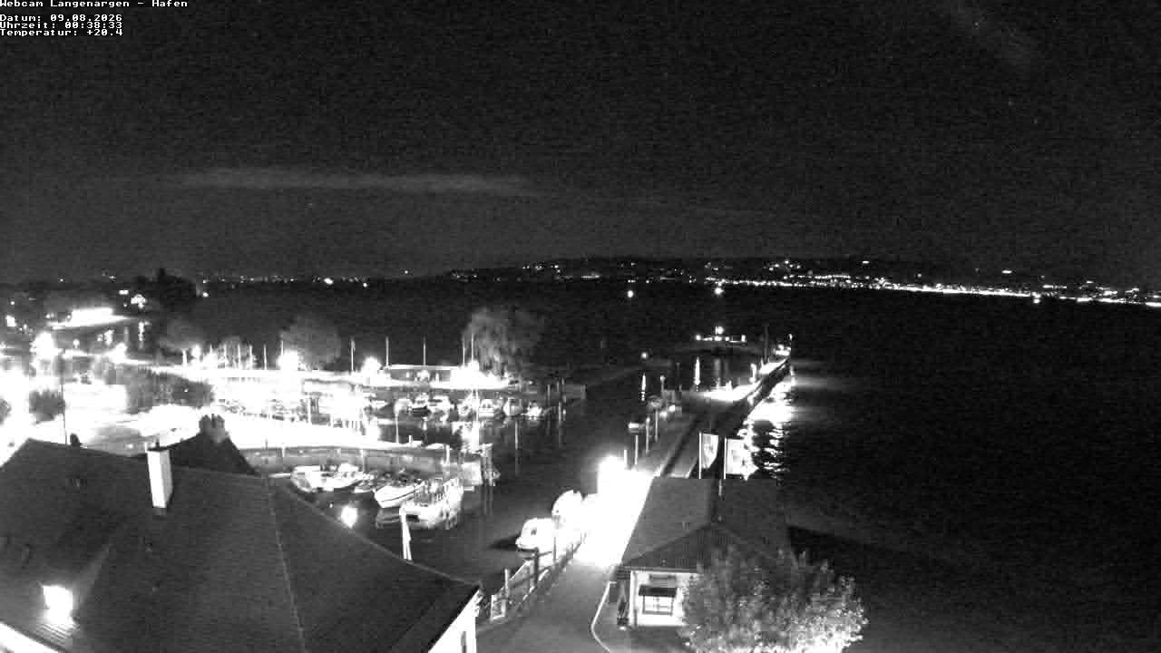 Archiv Foto Webcam Bodensee: Gemeindehafen Langenargen