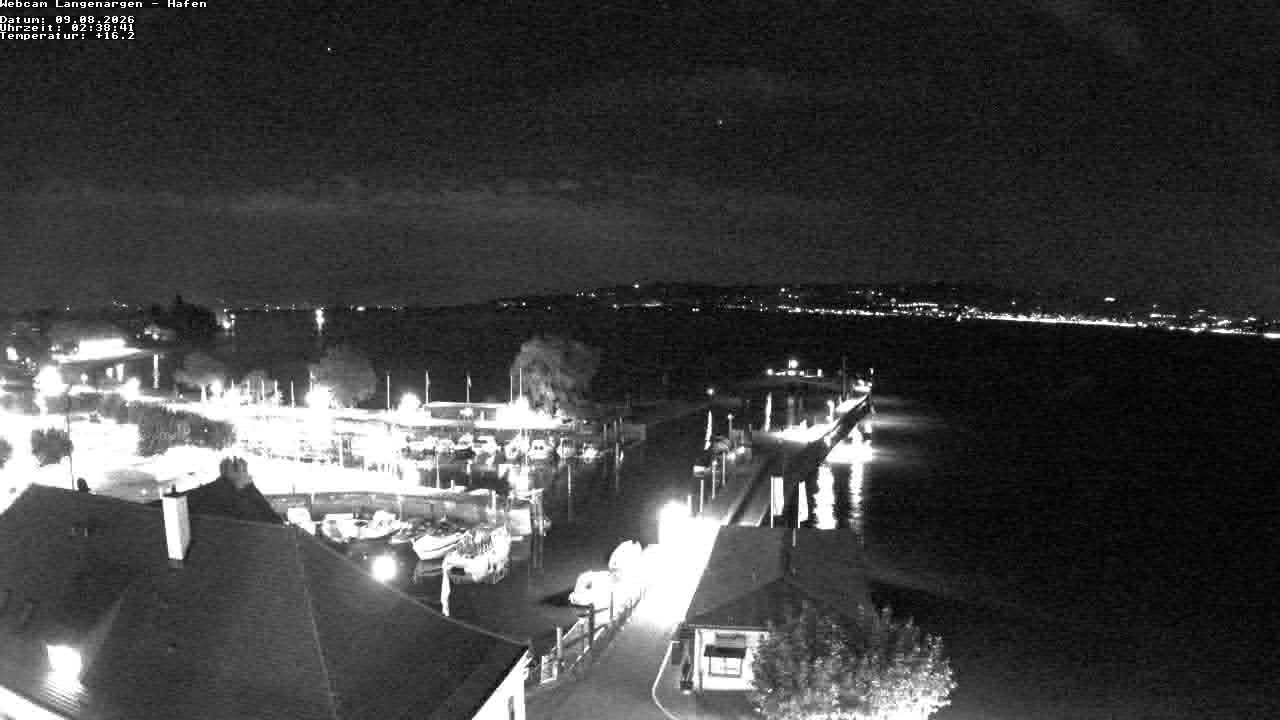 Archiv Foto Webcam Bodensee: Gemeindehafen Langenargen