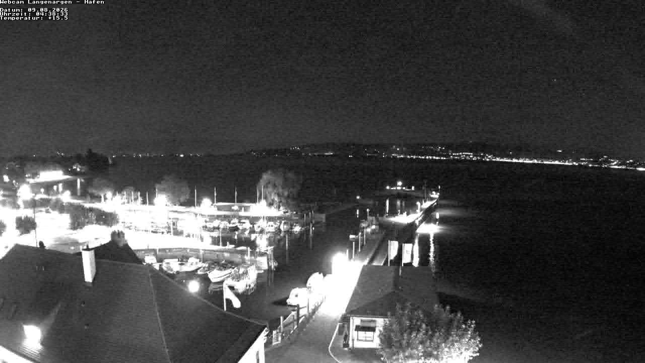 Archiv Foto Webcam Bodensee: Gemeindehafen Langenargen