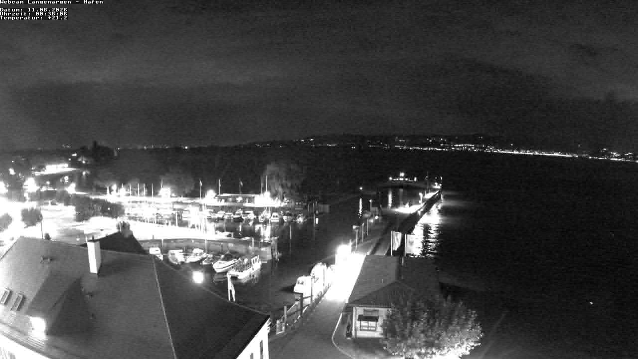 Archiv Foto Webcam Bodensee: Gemeindehafen Langenargen