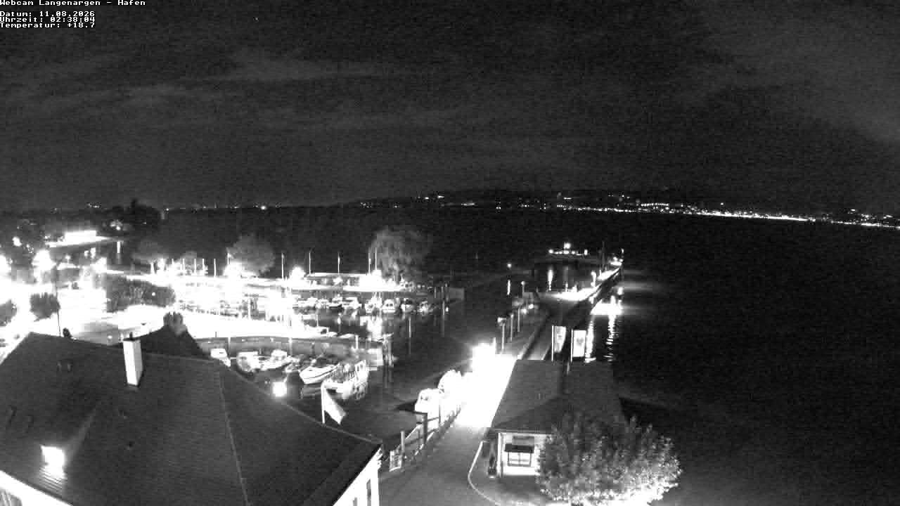 Archiv Foto Webcam Bodensee: Gemeindehafen Langenargen
