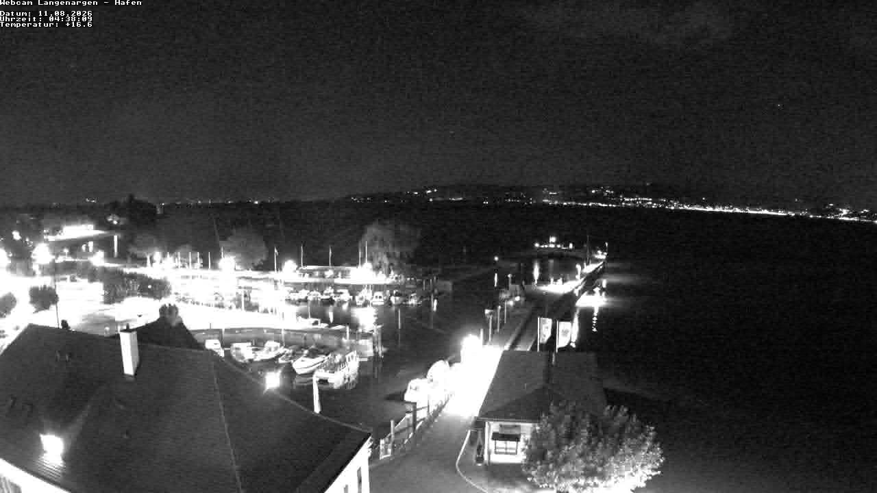 Archiv Foto Webcam Bodensee: Gemeindehafen Langenargen