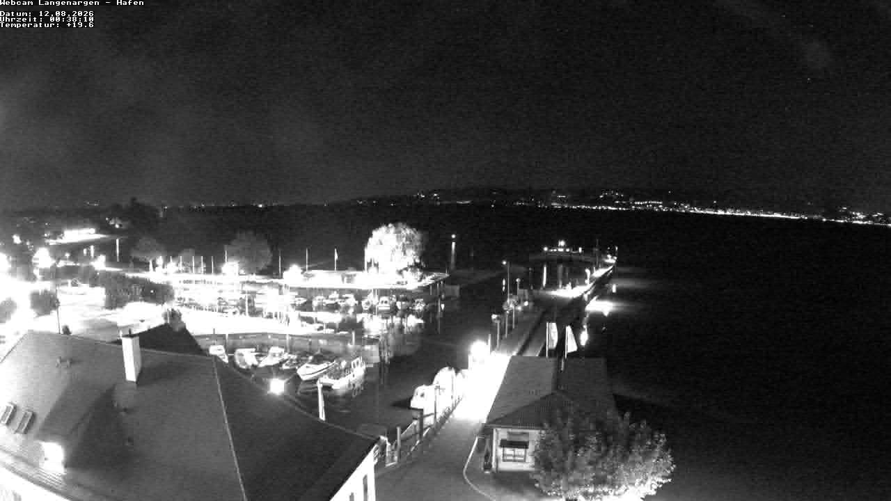 Archiv Foto Webcam Bodensee: Gemeindehafen Langenargen