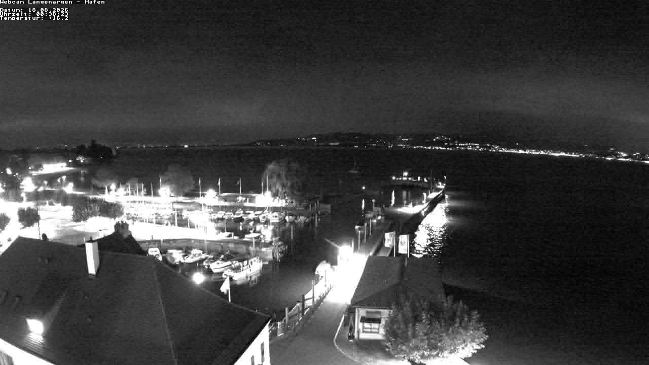 Archiv Foto Webcam Bodensee: Gemeindehafen Langenargen