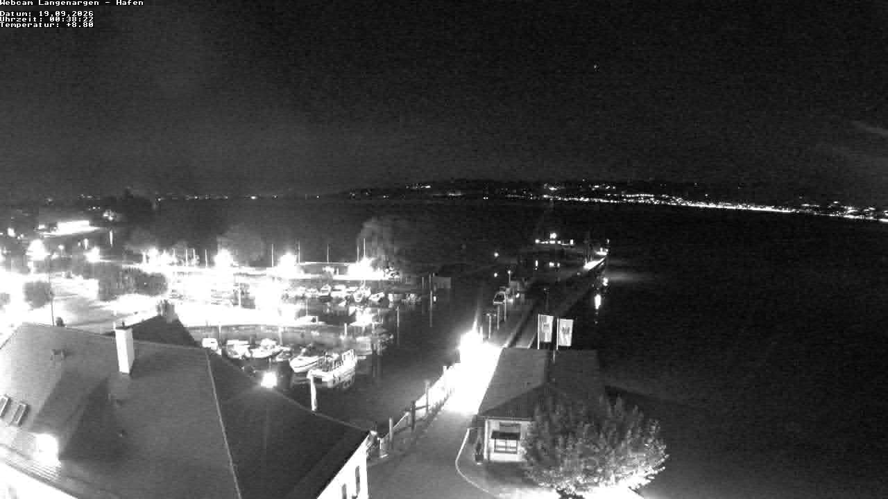 Archiv Foto Webcam Bodensee: Gemeindehafen Langenargen