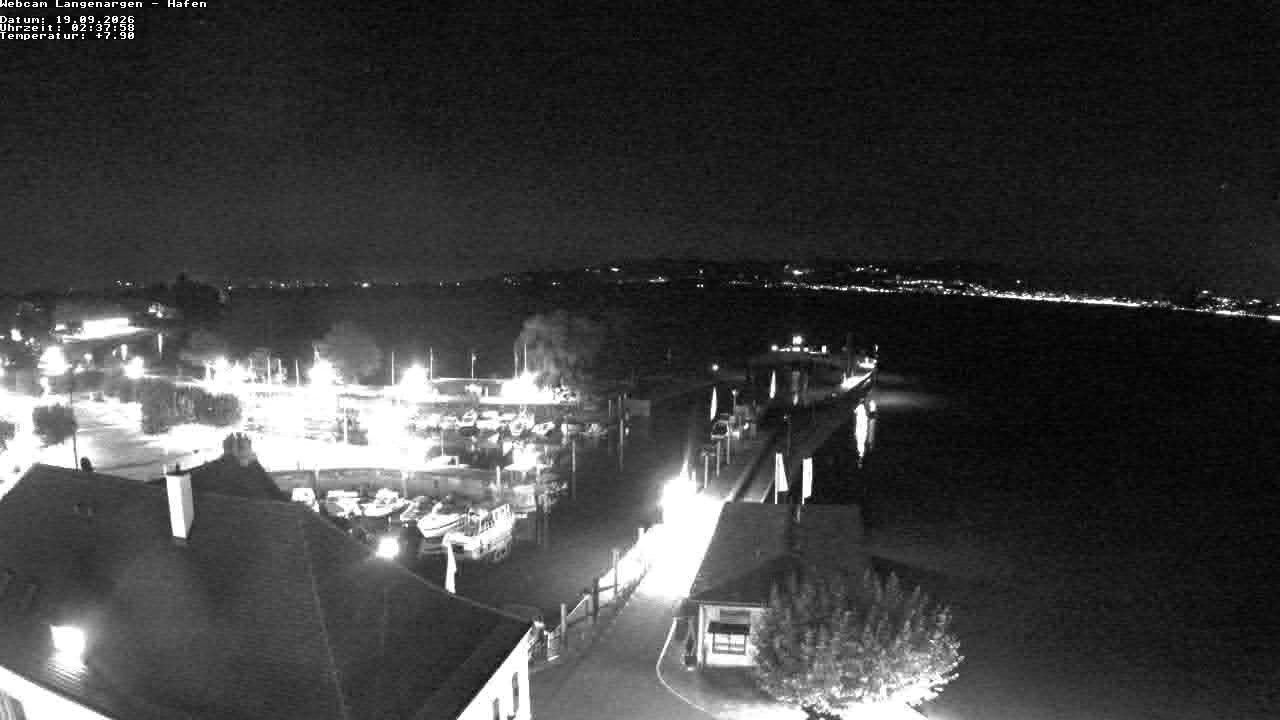 Archiv Foto Webcam Bodensee: Gemeindehafen Langenargen