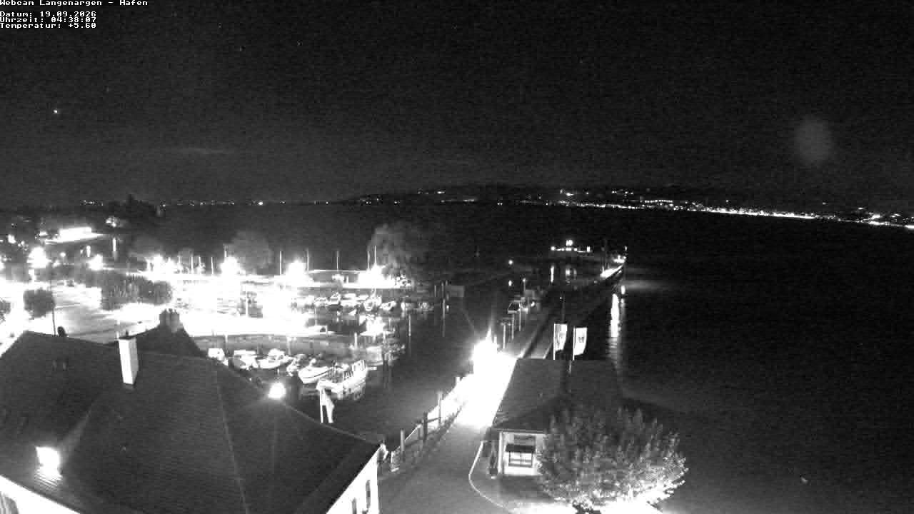 Archiv Foto Webcam Bodensee: Gemeindehafen Langenargen