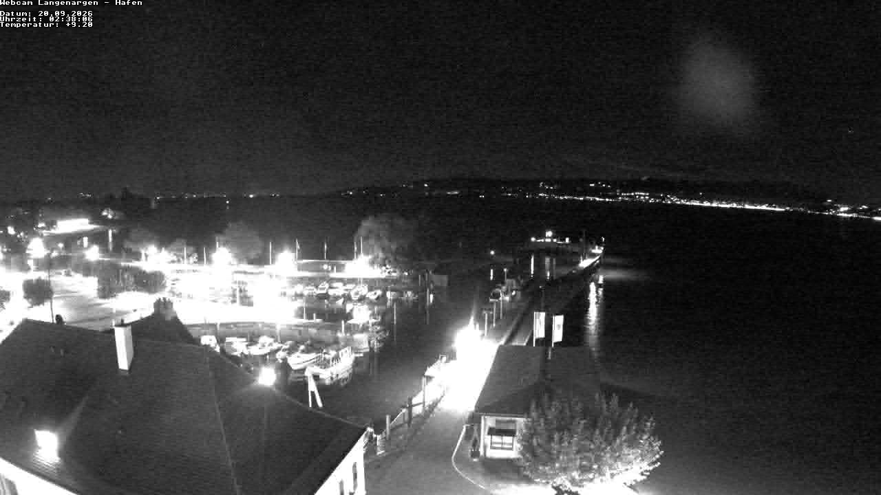 Archiv Foto Webcam Bodensee: Gemeindehafen Langenargen