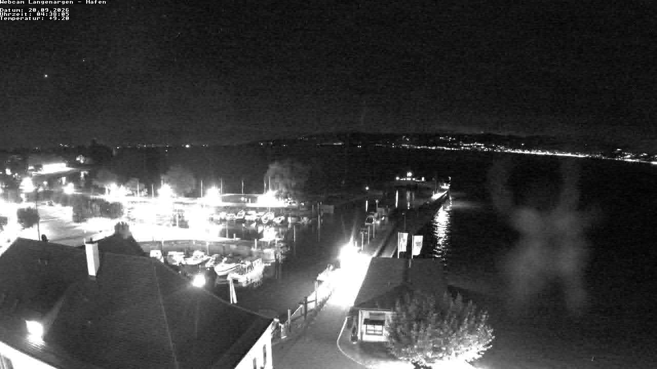Archiv Foto Webcam Bodensee: Gemeindehafen Langenargen
