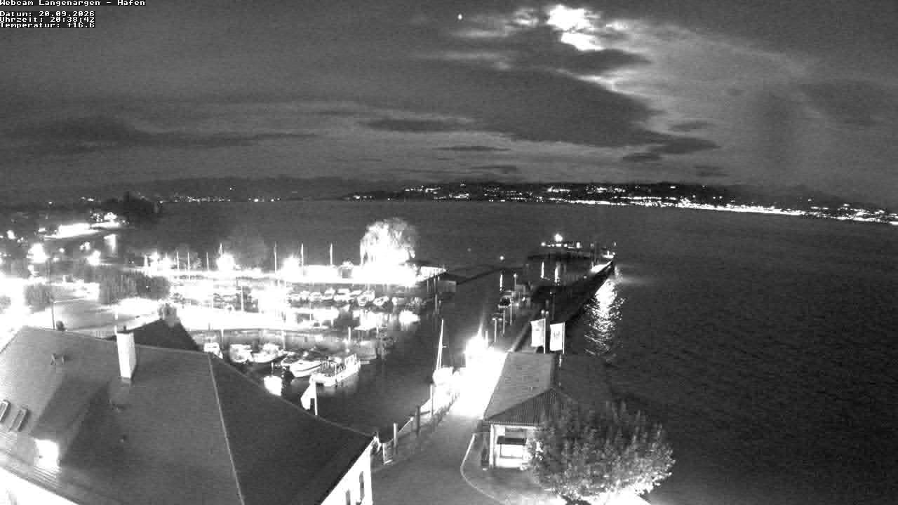 Archiv Foto Webcam Bodensee: Gemeindehafen Langenargen