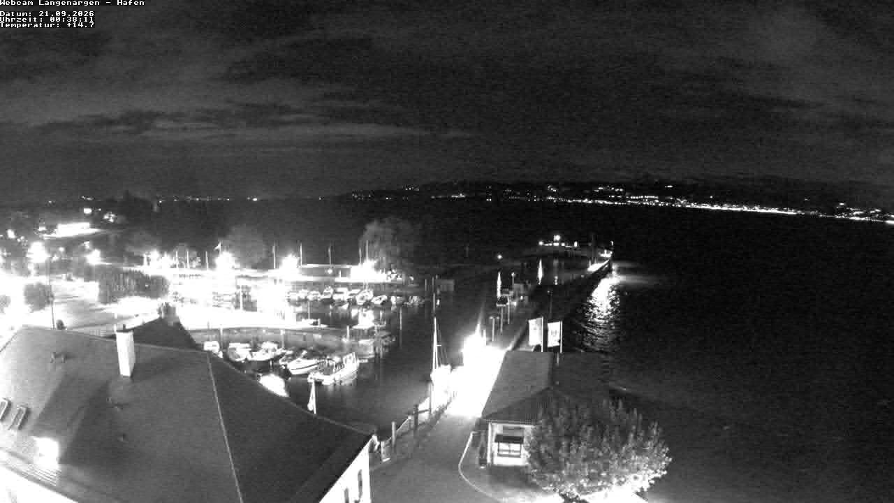 Archiv Foto Webcam Bodensee: Gemeindehafen Langenargen